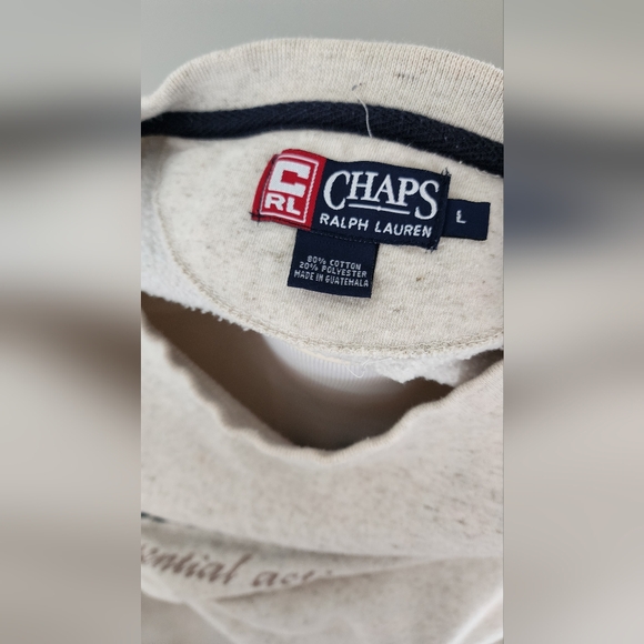 Ralph Lauren Cream Crew Neck Sweater - Picture 5 of 5